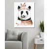 Haft diamentowy - PANDA BOHO (Wariant płótno bez ramy, Rozmiar 40x50 cm)