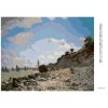 Haft diamentowy - PLAŻA W HONFLEUR (CLAUDE MONET)