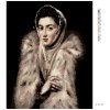 Haft diamentowy - PORTRET DAMY W FUTRZANEJ ETOLI (EL GRECO)