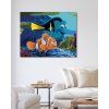 Haft diamentowy - MARLIN I DORY (FINDING NEMO) (Wariant płótno bez ramy, Rozmiar 40x50 cm)