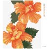Haft diamentowy - POMARAŃCZOWA KETMIA - HIBISKUS (ALEXANDRIA GILBERT)