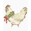 Haft diamentowy - KURA Z CZERWONĄ KOKARDĄ (HALEY BUSH)