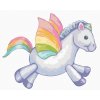 Haft diamentowy - TĘCZOWY PLUSZOWY JEDNOROŻEC II (SUE ELLEN BROWN)