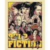Haft diamentowy - Pulp Fiction (Wariant płótno bez ramy, Rozmiar 40x50 cm)