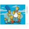 Haft diamentowy - SIMPSONOWIE NA NIEBIESKIM TLE