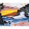 Malowanie po numerach - PLAŻA Z KLIFAMI