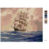Malowanie po numerach - ŻAGLOWIEC NA MORZU I MEWA