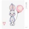 Haft diamentowy - KRÓLIK Z BALONEM