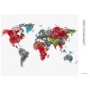 Haft diamentowy - MAPA ŚWIATA