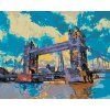 Haft diamentowy - LONDYN - TOWER BRIDGE (Wariant płótno bez ramy, Rozmiar 40x50 cm)