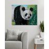 Haft diamentowy - PANDA (D. RUSTY RUST) (Wariant płótno bez ramy, Rozmiar 40x50 cm)