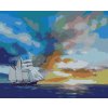 Haft diamentowy - ŻAGLÓWKA I ZACHÓD SŁOŃCA (D. RUSTY RUST)