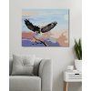 Haft diamentowy - LĄDOWANIE ORŁA (D. RUSTY RUST) (Wariant płótno bez ramy, Rozmiar 40x50 cm)