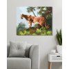 Haft diamentowy - PUMA W DŻUNGLI (D. RUSTY RUST) (Wariant płótno bez ramy, Rozmiar 40x50 cm)