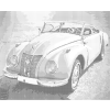 Kropkowanie - ZIELONY SAMOCHÓD AUDI