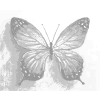 Kropkowanie - NIEBIESKI MOTYL