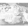 Kropkowanie - NARODZINY WENUS (S. BOTTICELLI)