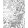 Kropkowanie - Mama koala z młodym