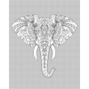 Kropkowanie - MANDALA SŁOŃ