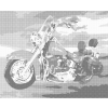 Kropkowanie - Harley Davidson gotowy do jazdy