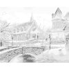 Kropkowanie - Zimowa, świateczna atmosfera