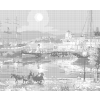 Kropkowanie - Port nocą