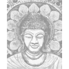 Kropkowanie - ZIELONO-NIEBIESKI BUDDA