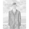 Kropkowanie - SYN CZŁOWIECZY (RENÉ MAGRITTE)