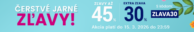 Zľavy až 45 % + naviac zľava 30 %