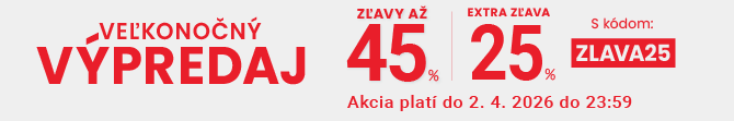 Zľavy až 45 % + naviac zľava 25 %