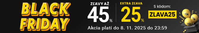 Zľavy až 45 % + naviac zľava 25 %