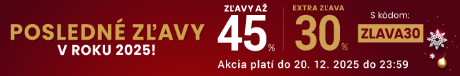 Zľavy až 45 % + naviac zľava 30 %