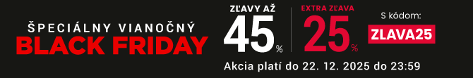 Zľavy až 45 % + naviac zľava 25 %