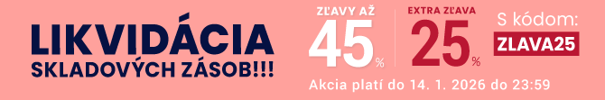 Zľavy až 45 % + naviac zľava 25 %