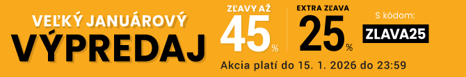 Zľavy až 45 % + naviac zľava 25 %