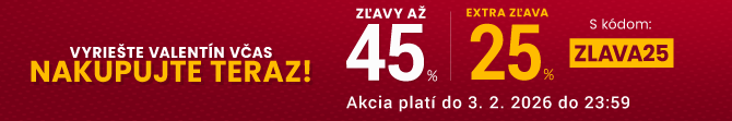Zľavy až 45 % + naviac zľava 25 %