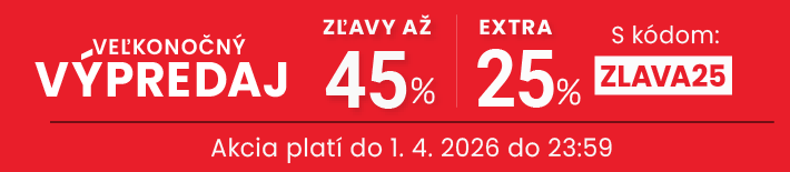 Zľavy až 45 % + naviac zľava 25 %