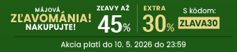 Zľavy až 45 % + naviac zľava 30 %