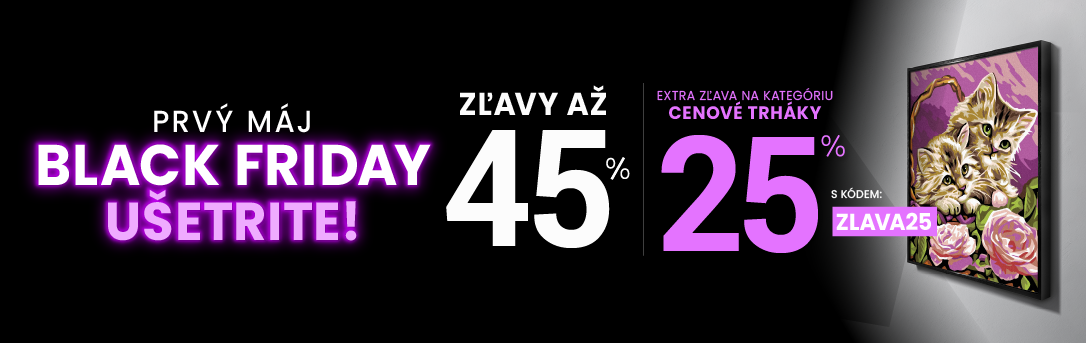 Zľavy až 45 % + naviac zľava 25 %