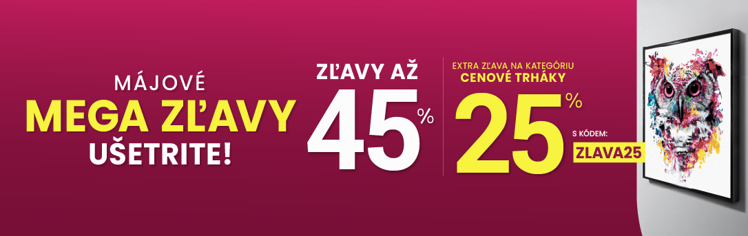Zľavy až 45 % + naviac 25 %