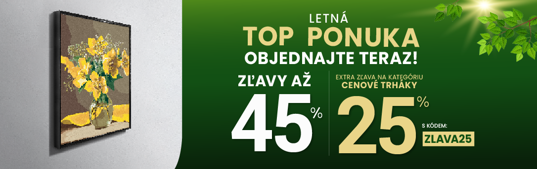 Zľavy až 45 % + naviac zľava 25 %
