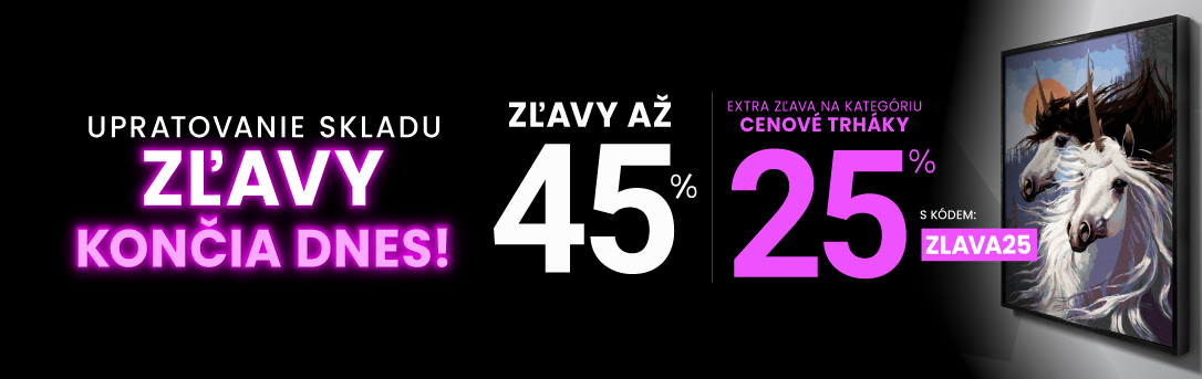 Zľavy až 45 % + naviac zľava 25 %