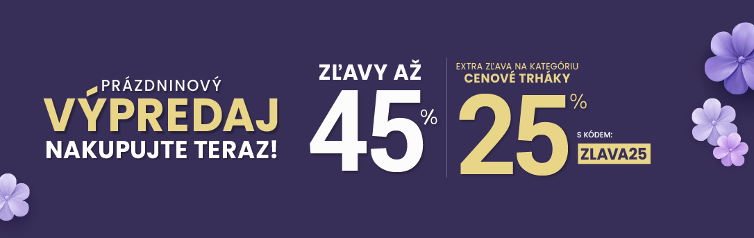 Zľavy až 45 % + naviac 25 %