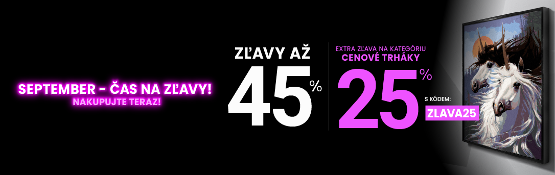 Zľavy až 45 % + naviac zľava 25 %