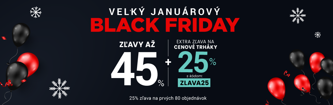 Zľavy až 45 % + naviac zľava 25 %