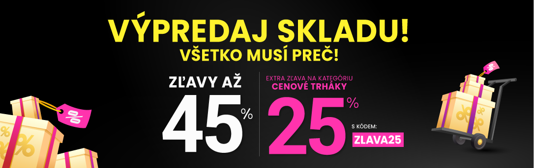 Zľavy až 45 % + naviac zľava 25 %