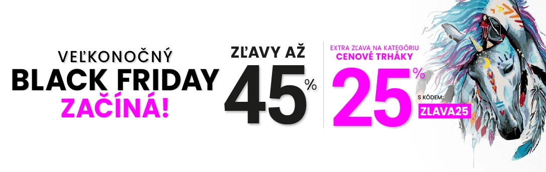 Zľavy až 45 % + naviac zľava 25 %