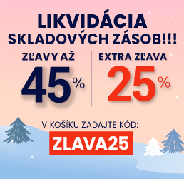 Zľavy až 45 % + naviac zľava 25 %