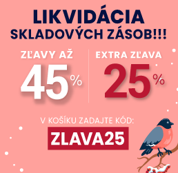 Zľavy až 45 % + naviac zľava 25 %