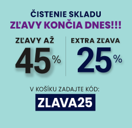 Zľavy až 45 % + naviac zľava 25 %